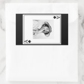 Sticker Rectangulaire ACE des ESPADES (Sac)
