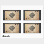 Sticker Rectangulaire Ace of spades (Feuille)