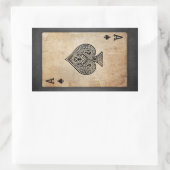 Sticker Rectangulaire Ace of spades (Sac)