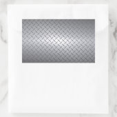Sticker Rectangulaire Acier noir à brillant Fond Arrière - plan (Sac)