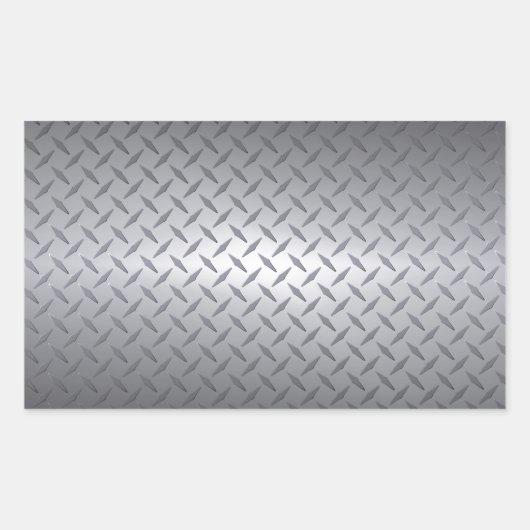 Sticker Rectangulaire Acier noir à brillant Fond Arrière - plan (Devant)