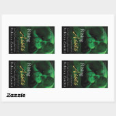 Sticker Rectangulaire Actifs en hausse par Rebecca Zanetti (Feuille)