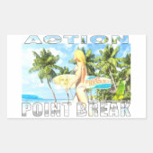 Sticker Rectangulaire Action - Point Break 01 (Devant)