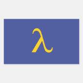 Sticker Rectangulaire Activisme LGBT (Devant)