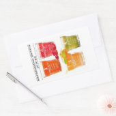 Sticker Rectangulaire Actualisation des jus de désobéissance (Enveloppe)