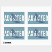 Sticker Rectangulaire Addicité À Se Tenir À Pagayer (Feuille)