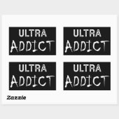 Sticker Rectangulaire Addict Ultra (Feuille)