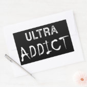 Sticker Rectangulaire Addict Ultra (Enveloppe)