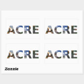 Sticker Rectangulaire Adesivo Acre (Feuille)