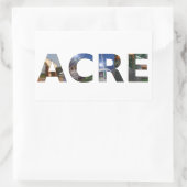 Sticker Rectangulaire Adesivo Acre (Sac)