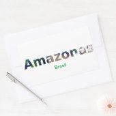 Sticker Rectangulaire Adesivo Amazone (Enveloppe)