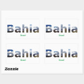 Sticker Rectangulaire Adesivo Bahia (Feuille)