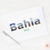Sticker Rectangulaire Adesivo Bahia (Enveloppe)
