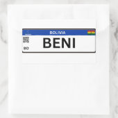Sticker Rectangulaire Adesivo  Beni Mercosur (Sac)