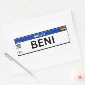 Sticker Rectangulaire Adesivo  Beni Mercosur (Enveloppe)