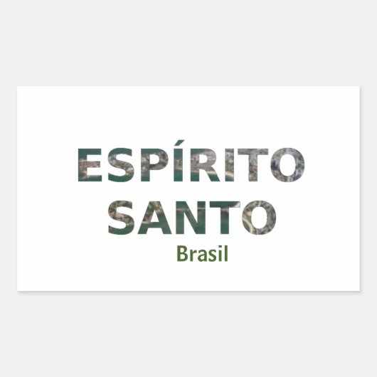Sticker Rectangulaire Adesivo Espírito Santo (Devant)