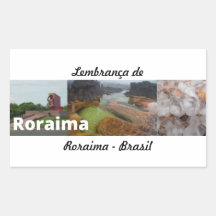 Adesivo lembrança de Roraima Brasil