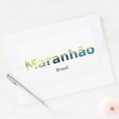 Sticker Rectangulaire Adesivo Maranhão (Enveloppe)