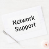 Sticker Rectangulaire Adesivo network Support (Enveloppe)