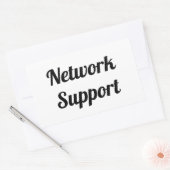 Sticker Rectangulaire Adesivo network support (Enveloppe)