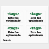 Sticker Rectangulaire Adesivo optimizado (Feuille)