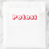 Sticker Rectangulaire Adesivo Potosi (Sac)