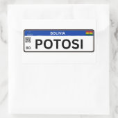 Sticker Rectangulaire Adesivo Potosi Mercosur (Sac)