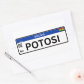 Sticker Rectangulaire Adesivo Potosi Mercosur (Enveloppe)