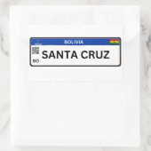 Sticker Rectangulaire Adesivo Santa Cruz Mercosur (Sac)