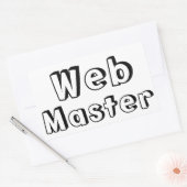 Sticker Rectangulaire Adesivo WebMaster (Enveloppe)
