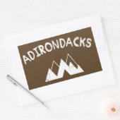 Sticker Rectangulaire Adirondacks (Enveloppe)