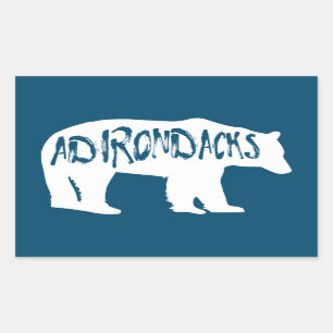 Sticker Rectangulaire Adirondacks Bear