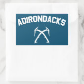 Sticker Rectangulaire Adirondacks Ice Escalade (Sac)