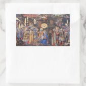 Sticker Rectangulaire Adoration des Mages (Sac)