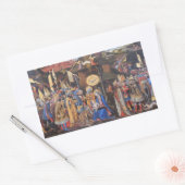 Sticker Rectangulaire Adoration des Mages (Enveloppe)