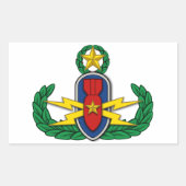 Sticker Rectangulaire AF EOD Master 3D (Devant)