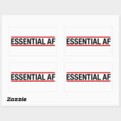 Sticker Rectangulaire AF essentielle (Feuille)