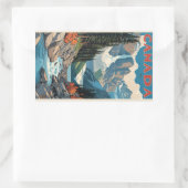 Sticker Rectangulaire Affiche Canada Travel (Sac)