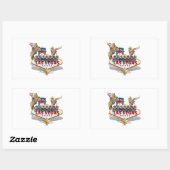 Sticker Rectangulaire Affiche de bienvenue Las Vegas (Feuille)