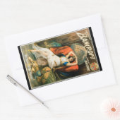 Sticker Rectangulaire Affiche Magie Vintage, Magicien Frederick Bancroft (Enveloppe)