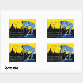 Sticker Rectangulaire Affiche photographique de Dresde 1913 (Feuille)