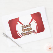 Sticker Rectangulaire Afficher un peu de respect Imprimé (Enveloppe)