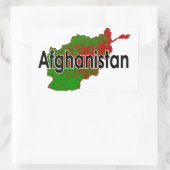 Sticker Rectangulaire Afghanistan (Sac)