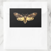 Sticker Rectangulaire african death head moth butterfly insect Acheronti (Sac)