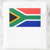 Sticker Rectangulaire Afrique du Sud (Sac)