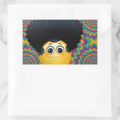 Sticker Rectangulaire afro emojis (Sac)