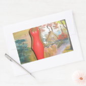 Sticker Rectangulaire Afro Glam : Une beauté intemporelle (Enveloppe)