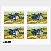 STICKER RECTANGULAIRE AGRICULTURE (Feuille)