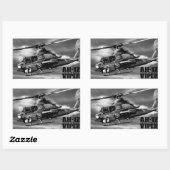 STICKER RECTANGULAIRE AH-1Z (Feuille)