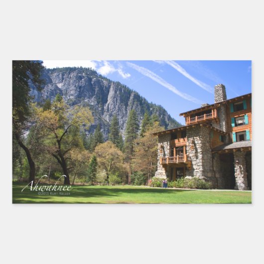 Sticker Rectangulaire Ahwahnee (Devant)
